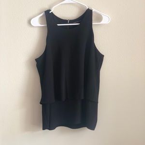 Black Ruffle Cami Banana Republic